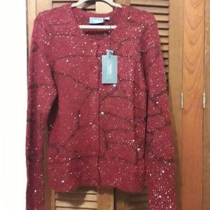 Simply Vera Wang Wine XL Sweater